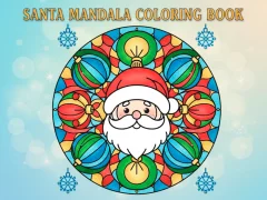 Jeu Santa Mandala Coloring Book en ligne