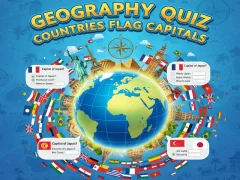 Jeu Geography Quiz Countries Flag Capitals en ligne