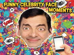 Jeu Funny Celebrity Face Moments en ligne