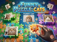 Jeu Funny Puzzle: Cats en ligne