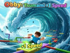 Jeu Obby: Tsunami +1 speed en ligne