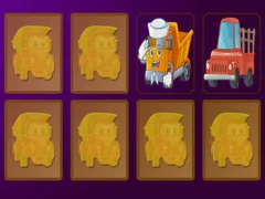 Jeu Cartoon Trucks Memory en ligne