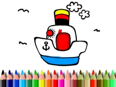 Jeu Back to School: Boat Coloring en ligne