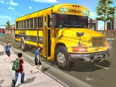 Jeu City School Bus Driving en ligne