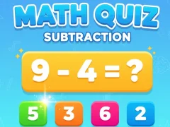 Jeu Math Quiz - Subtraction en ligne