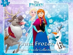 Jeu Anna Frozen Jigsaw Puzzle Collection en ligne