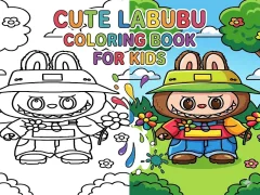 Jeu Cute Labubu Coloring Book for Kids en ligne