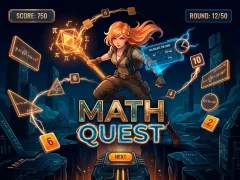 Jeu MathQuest en ligne