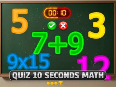 Jeu Quiz 10 Seconds Math en ligne