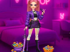 Jeu K-Pop Halloween Dress Up en ligne
