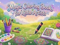 Jeu Magic Coloring Book for Little Artists en ligne