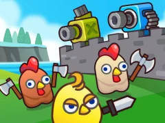 Jeu Merge Cannon: Chicken Defense en ligne