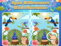 Jeu Spot Differences Bird Adventure en ligne