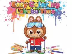 Jeu Easy Coloring Labubu Time en ligne