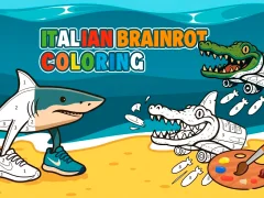 Jeu Italian Brainrot Coloring en ligne