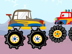 Jeu Fun Monster Trucks Jigsaw en ligne