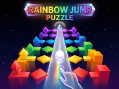 Jeu Rainbow Jump Puzzle en ligne
