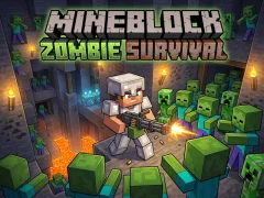 Jeu Mineblock Zombie Survival en ligne