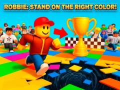 Jeu Robbie: Stand on the Right Color! en ligne