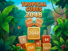 Jeu Tropical Cubes 2048 en ligne