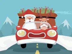 Jeu Santa Giving Presents Jigsaw en ligne