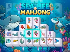 Jeu Sea life mahjong en ligne
