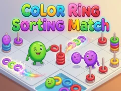 Jeu Color Ring Sorting Match en ligne