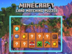 Jeu Minecraft Card Matching Puzzle en ligne