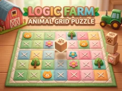 Jeu Logic Farm: Animal Grid Puzzle en ligne