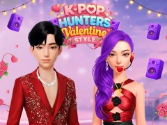 Jeu K-Pop Hunters Valentine Style en ligne