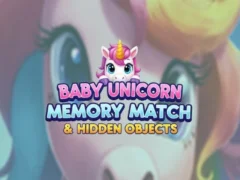 Jeu Baby Unicorn Memory Match & Hidden Objects en ligne