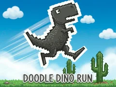Jeu Doodle Dino Run en ligne