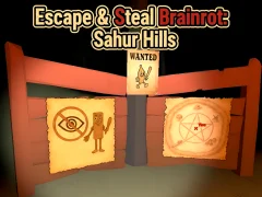 Jeu Escape & Steal Brainrot: Sahur Hills en ligne