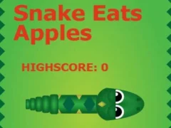 Jeu Snake Eats Apples en ligne
