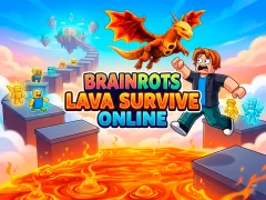 Jeu Brainrots Lava Survive Online en ligne