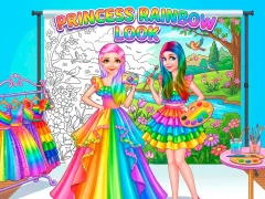 Jeu Princess Rainbow Look en ligne