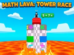 Jeu Math Lava: Tower Race en ligne