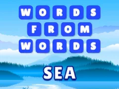 Jeu Words from words: Sea en ligne