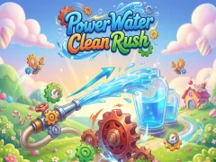 Jeu Power Water Clean Rush en ligne