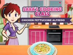 Jeu Sara's Cooking Class: Chicken Fettuccine Alfredo en ligne