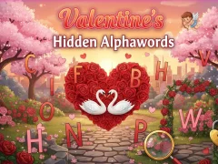 Jeu Valentine's Hidden Alphawords en ligne