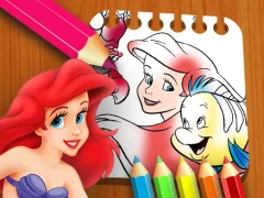 Jeu The Little Mermaid Coloring Book en ligne