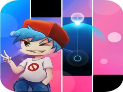 Jeu Friday night funkin Piano Tiles en ligne