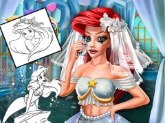 Jeu Coloring Book for Ariel Mermaid en ligne