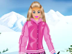 Jeu Barbie Snowboard Dress en ligne