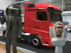 Jeu Truck Simulator Skibidi Toilet en ligne