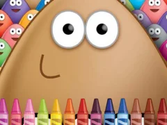 Jeu Pou Coloring en ligne