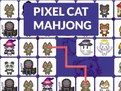 Jeu Pixel cat mahjong en ligne