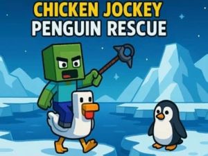 Jeu Jockey de poulet: Penguin Rescue en ligne