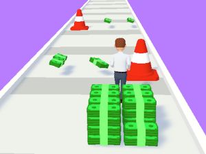 Jeu Collectez tout l'argent et soyez riche: coureur en ligne